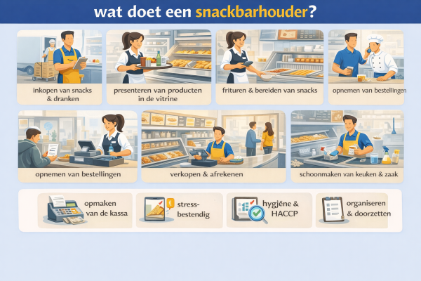 Alles over het beroep snackbarhouder Wat doet een snackbarhouder